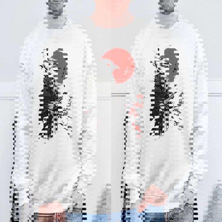 侍戦士 鳥 日本 アニメ グラフィックデザイン スウェットシャツ 高齢者への贈り物