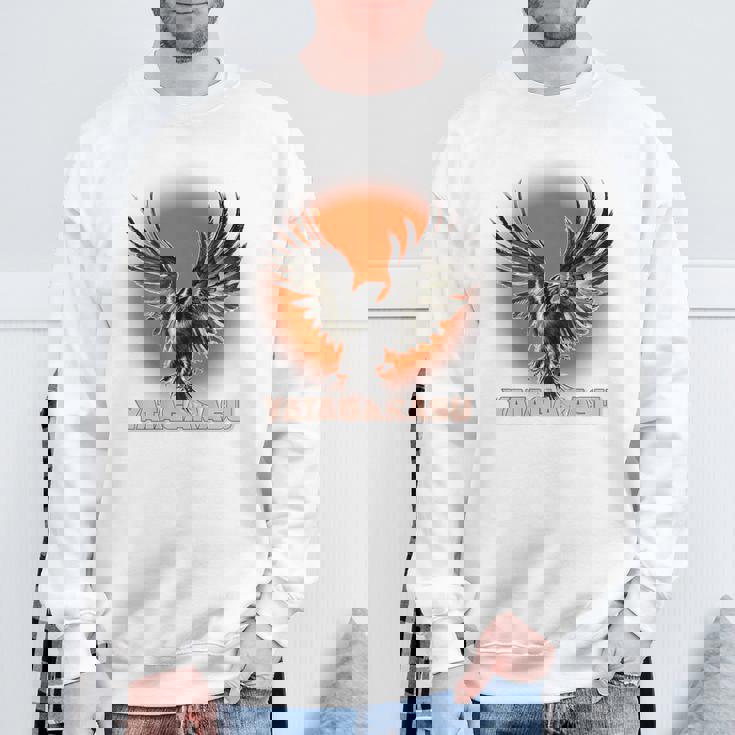 八咫烏 日本神話 霊鳥 化身 太陽 スウェットシャツ 高齢者への贈り物