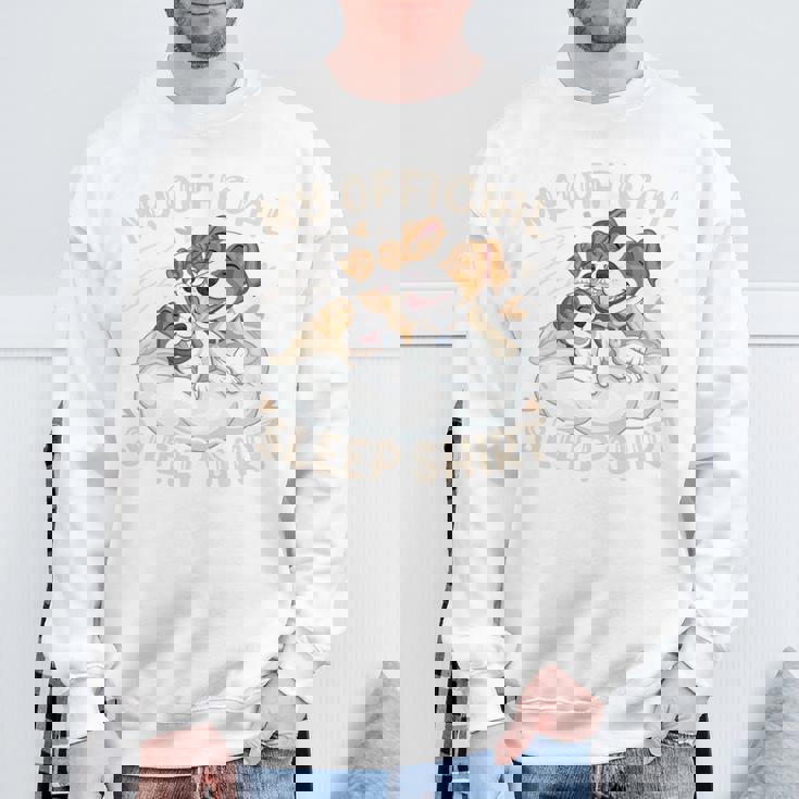 公式スリープシャツ、ジャックラッセルテリアと子犬 長袖tシャツ スウェットシャツ 高齢者への贈り物