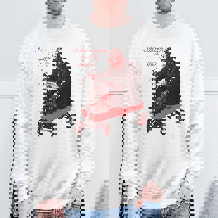 公式セロニアス・モンク・ジャズ・アイコン・グッズ Monks Music スウェットシャツ 高齢者への贈り物