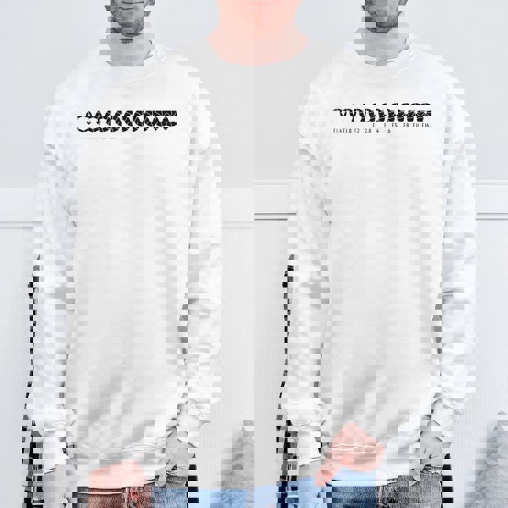 写真 絞り カメラ レンズ サイズ 写真家 写真 スウェットシャツ 高齢者への贈り物