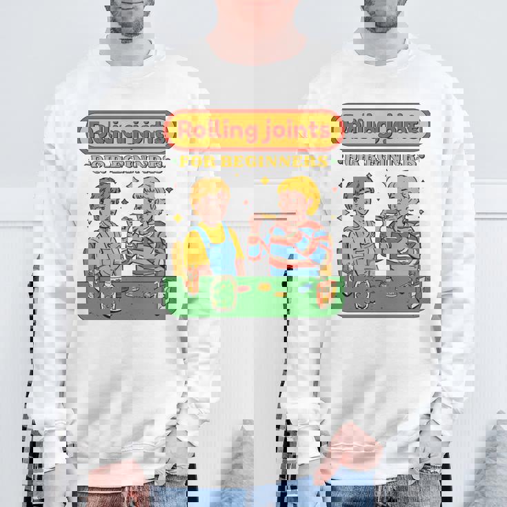 初心者向けツイストジョイント 大麻マリファナ 長袖tシャツ スウェットシャツ 高齢者への贈り物