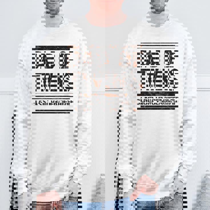 双子の父 父の日 双子のお父さん おもしろい 双子の父 スウェットシャツ 高齢者への贈り物