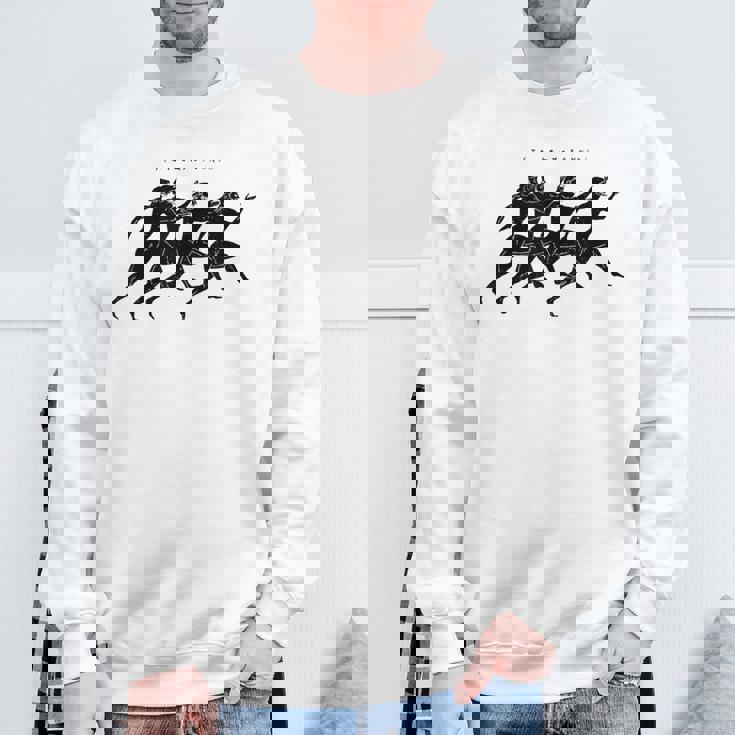 古代ギリシャの翼のあるランナー 2 考古学歴史家 スウェットシャツ 高齢者への贈り物