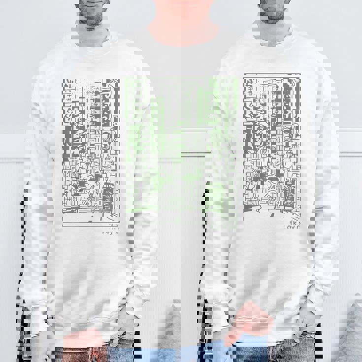 和 ストリート レトロ バイブ 美的 東京 ファッション スウェットシャツ 高齢者への贈り物