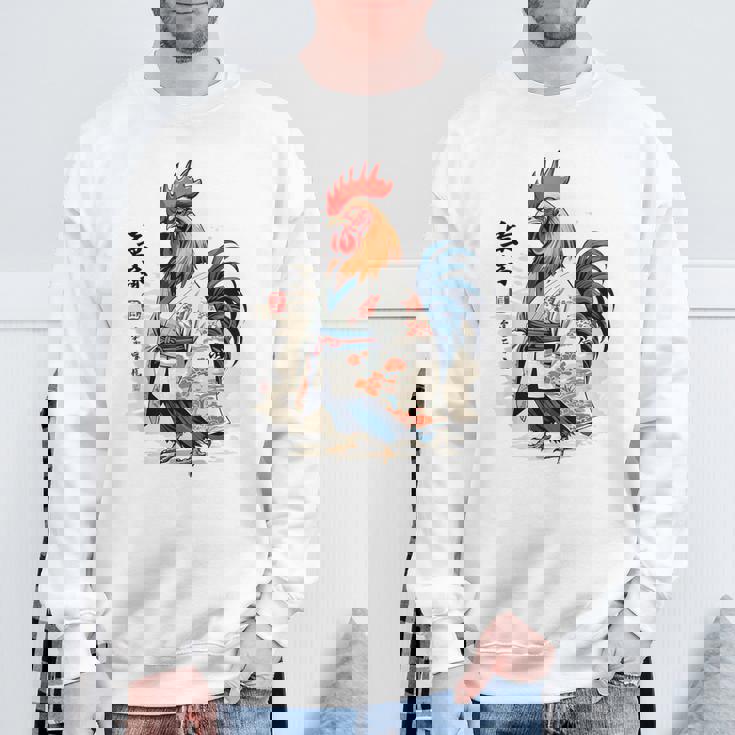 和風チキン 和風美鶏 ストリートウェア スウェットシャツ 高齢者への贈り物