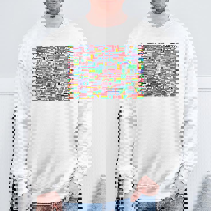 国際世界旗 国旗 世界地図 地球儀 スウェットシャツ 高齢者への贈り物