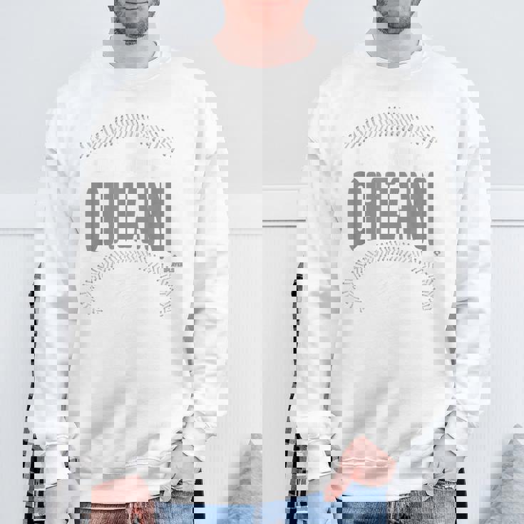 大谷翔平 ロサンゼルス ネーム&ナンバー 表裏 スウェットシャツ 高齢者への贈り物