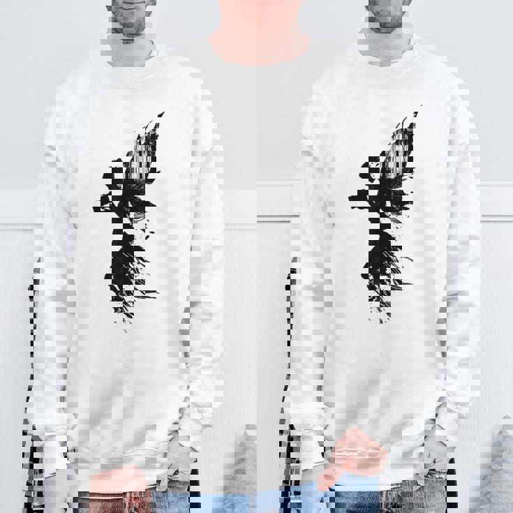 妖精 神話 ホールド カメラ グラフィック ファンタジー ポートレート 妖精 スウェットシャツ 高齢者への贈り物