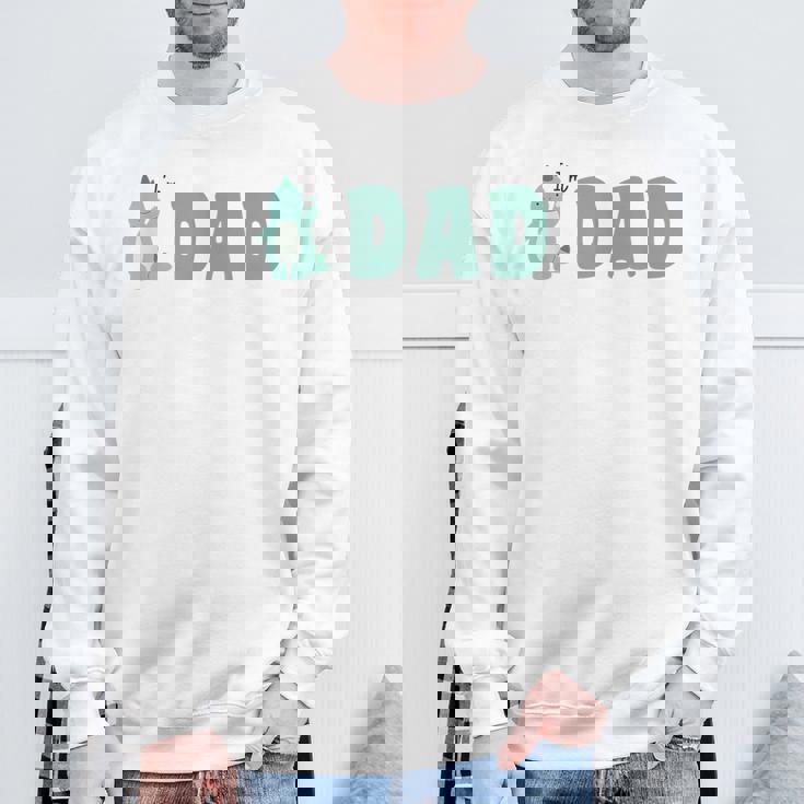 恐竜 かわいい 恐竜好き 家族 お揃い 親子ペア 親子コーデ 家族写真 お父さん 父 パパ I'm Dad スウェットシャツ 高齢者への贈り物