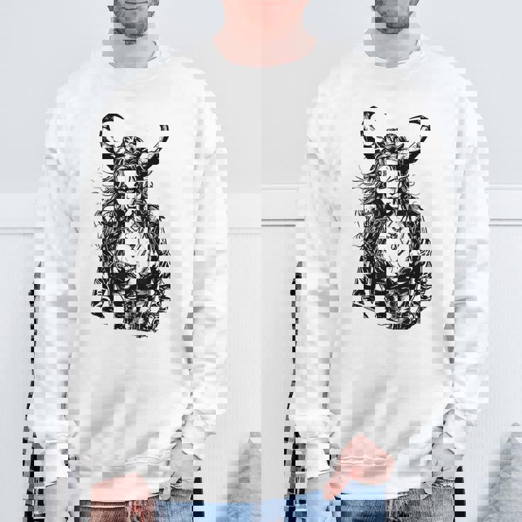 悪魔の女 スウェットシャツ 高齢者への贈り物