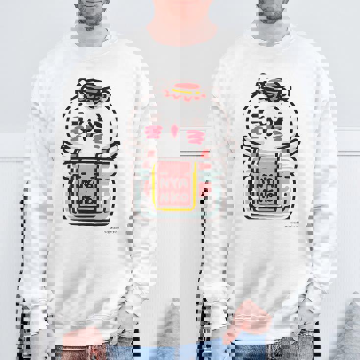 愛しすぎて大好きすぎる。ペアデザイン にゃんこジャム スウェットシャツ 高齢者への贈り物