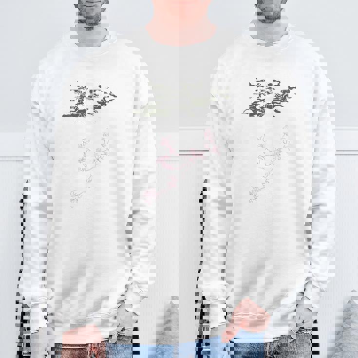 新「麒麟に似た雲／とほかみえみため」 言霊 ホツマ文字 ヲシテ文字 とほかみゑひため 龍神 開運 お守り バックプリント スウェットシャツ 高齢者への贈り物