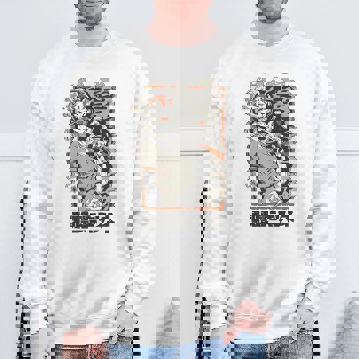 日本のアニメ漫画とカワイイ美学 長袖tシャツ スウェットシャツ 高齢者への贈り物