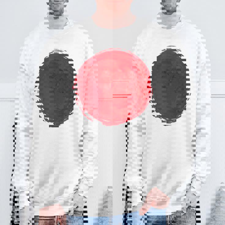 日本国旗 昇る太陽 日照 日の丸 スウェットシャツ 高齢者への贈り物