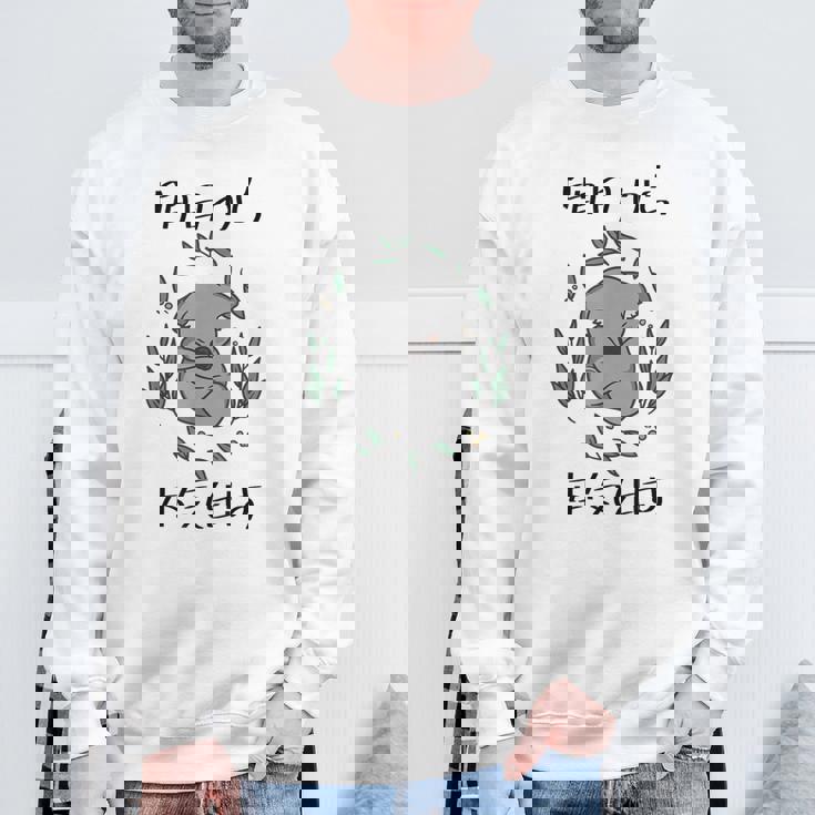 明日から本気出す 面白いtシャツ ゆるかわ コアラ 睡眠 メンズ おもしろ グッズ 面白い 服 ネタ 子供 パジャマ スウェットシャツ 高齢者への贈り物