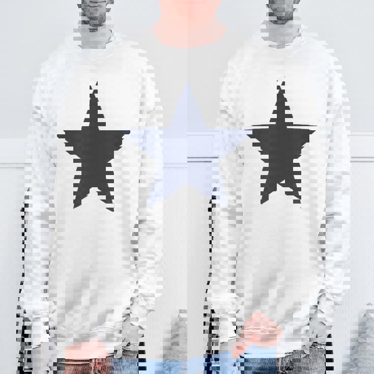 星 星柄 メンズ レディース ブランド おしゃれ かっこいい かわいい プリント 大きサイズ 紺 春夏 ブルーステラ スウェットシャツ 高齢者への贈り物