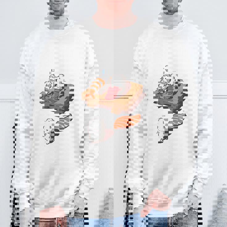 時すでにおすし ネタ ことわざ 言い間違いことわざ ジョーク ギャグ ダジャレ ツッコミ 寿司 長袖tシャツ スウェットシャツ 高齢者への贈り物