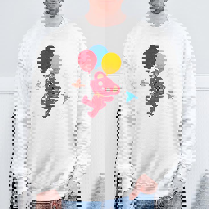 森のぬいぐるみラズ ぷかぷか風船 スウェットシャツ 高齢者への贈り物