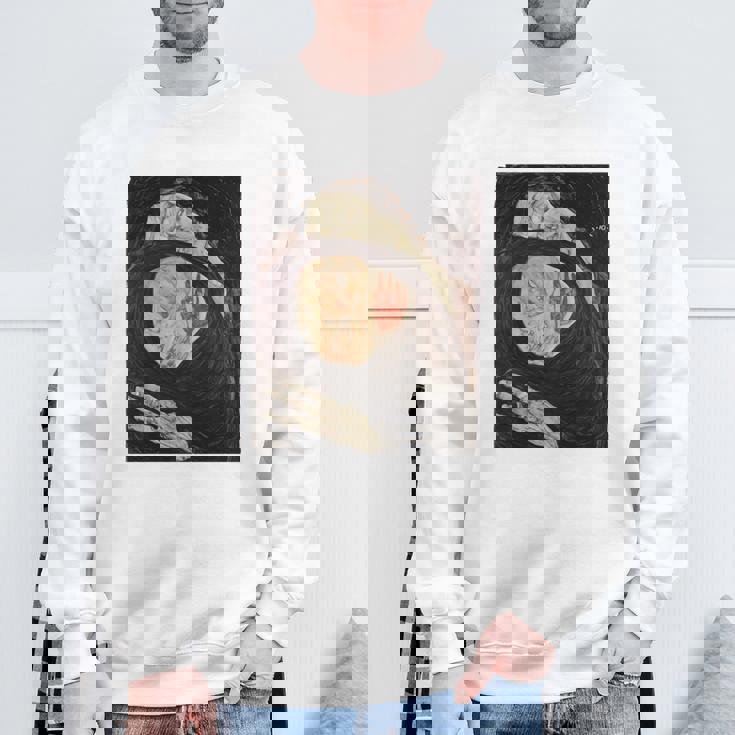 死んだ母 エゴン・シーレ作 1910 長袖tシャツ スウェットシャツ 高齢者への贈り物