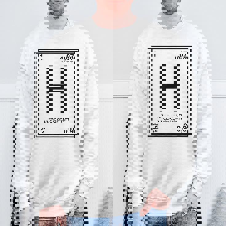 水素シンボルコスチューム。 スウェットシャツ 高齢者への贈り物