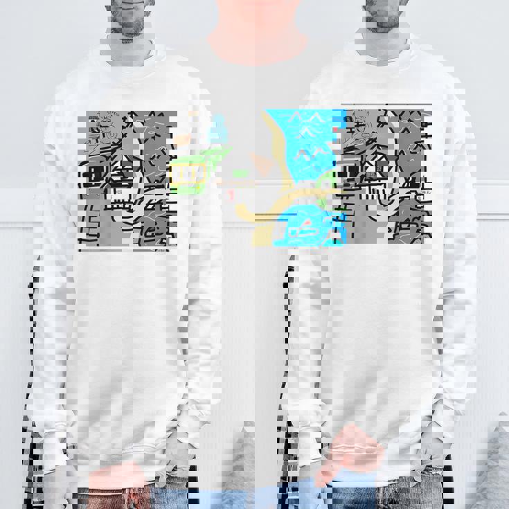 江ノ島・鎌倉の思い出 2025年リニューアルバージョン スウェットシャツ 高齢者への贈り物