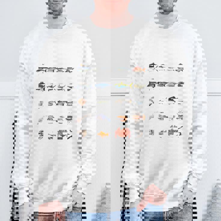 海鮮 ネタ 面白いtシャツ おもしろ 食べ物 文字入り メンズ 面白い 服 オリジナル グッズ 文字tシャツ プレゼント 長袖tシャツ スウェットシャツ 高齢者への贈り物