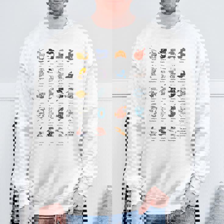 深海魚図鑑3 スウェットシャツ 高齢者への贈り物