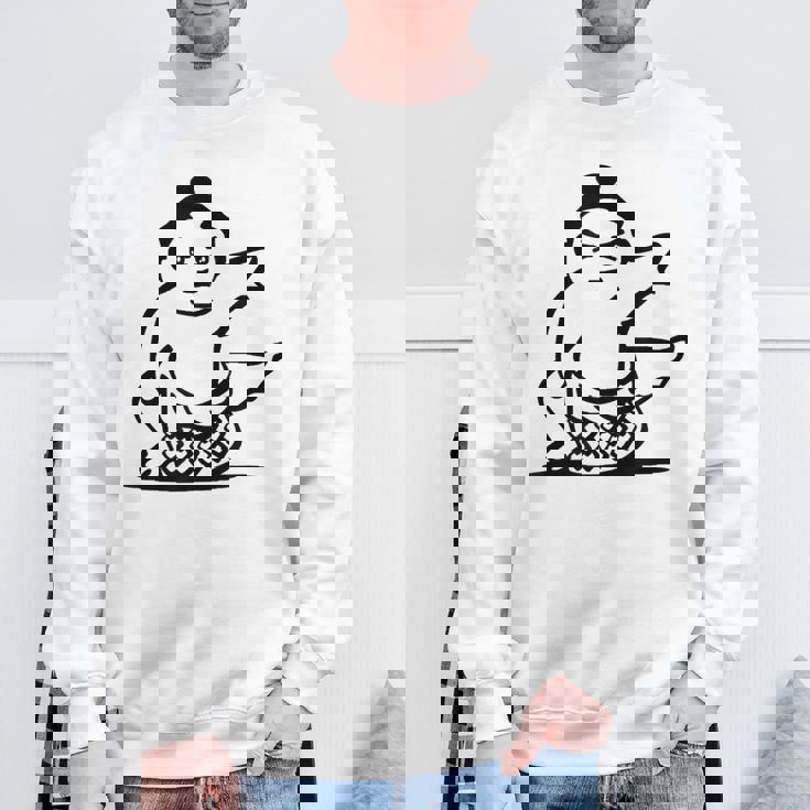 漫画 相撲 レスラー スウェットシャツ 高齢者への贈り物