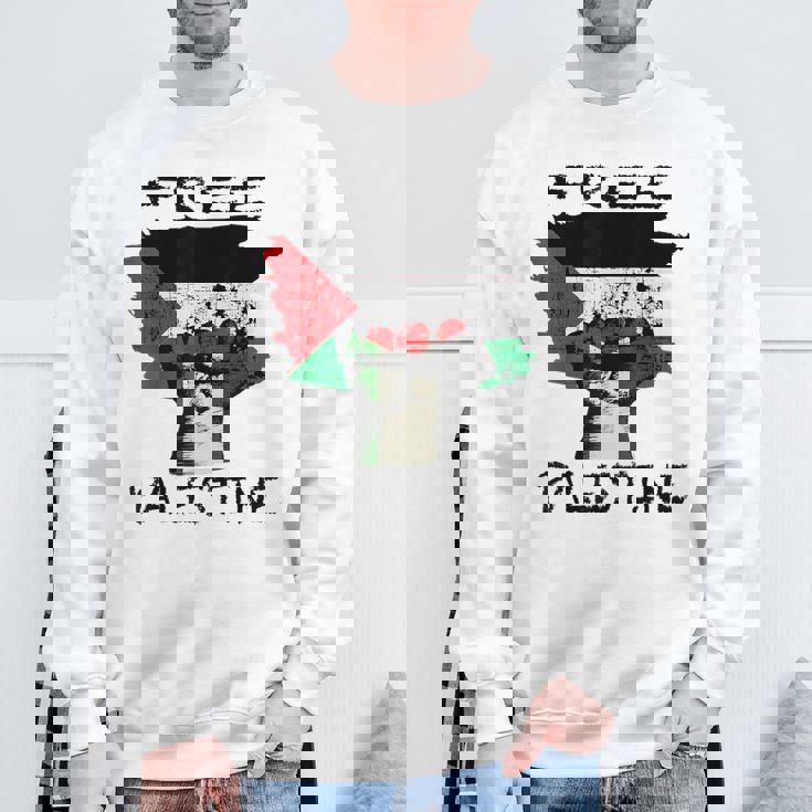 無料のパレスチナ服 スウェットシャツ 高齢者への贈り物