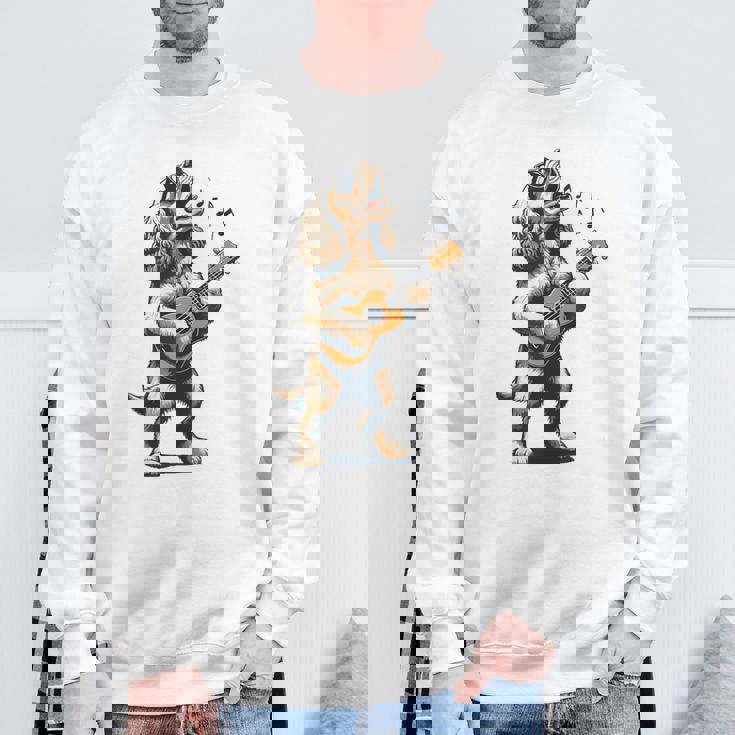 犬 演奏 ギター 歌う アメリカン コッカー スパニエル 面白い スウェットシャツ 高齢者への贈り物