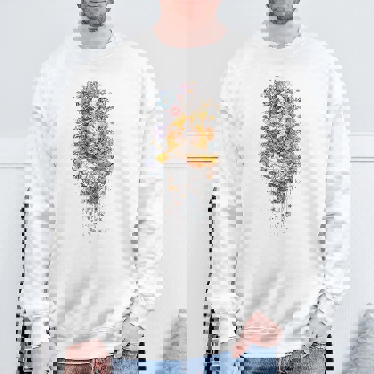 瞑想 仏 スピリチュアル ヨガ 禅 仏教 デザイン スウェットシャツ 高齢者への贈り物