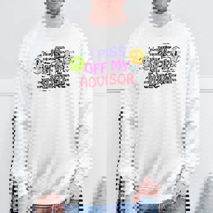 私はアドバイザーを怒らせます スウェットシャツ 高齢者への贈り物