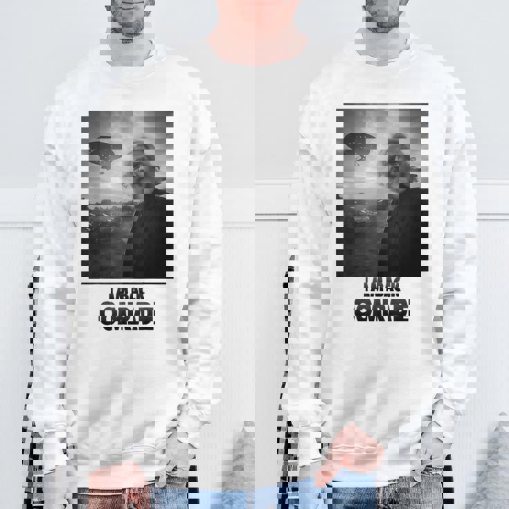 私は戻ってきた同志、共産主義者、カール・マルクス スウェットシャツ 高齢者への贈り物