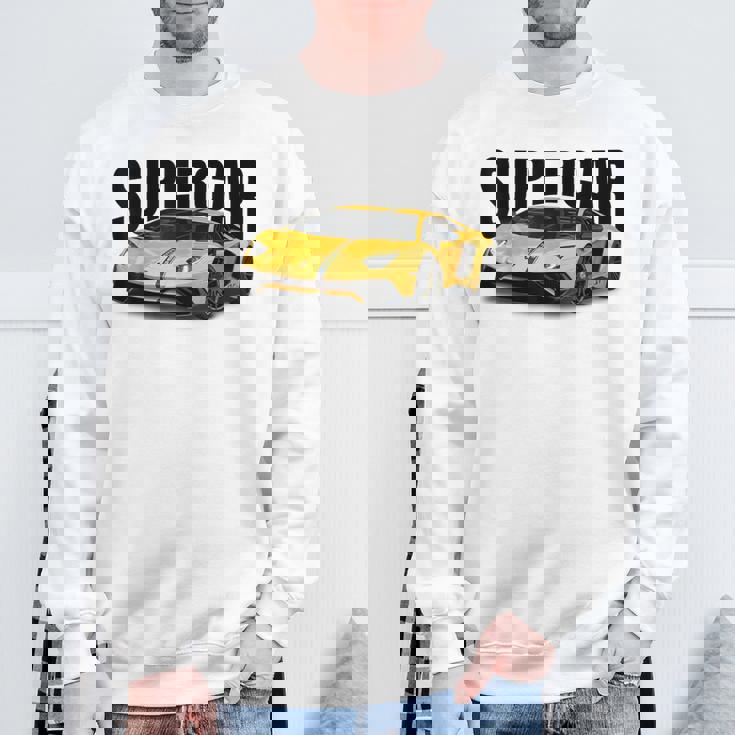 美しいエキゾチックなスーtシャツ、スポーツカー愛好家に最適。 スウェットシャツ 高齢者への贈り物