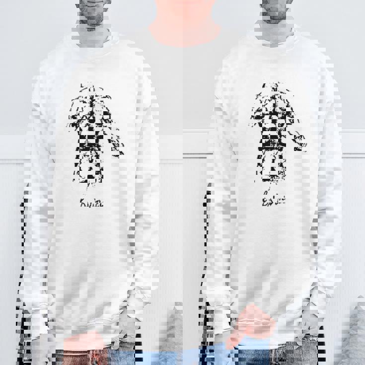 背中の筋肉 解剖スケッチ レオナルド・ダ・ヴィンチ 芸術 Muscles Back Dainci Anatomy スウェットシャツ 高齢者への贈り物