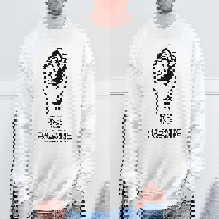 自由パレスチナ・ガザ反戦平和反占領 スウェットシャツ 高齢者への贈り物