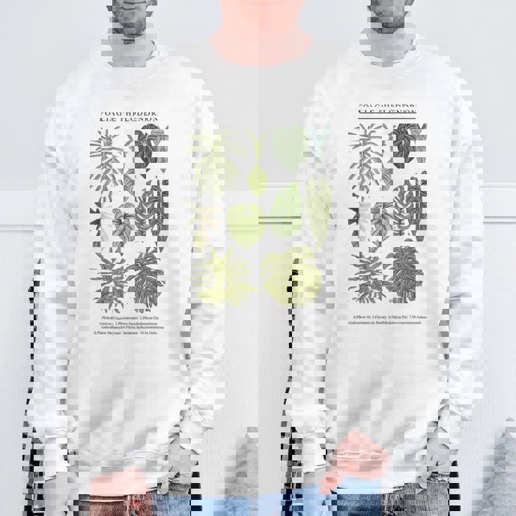 葉 フィロデンドロン サトイモ 植物 恋人 ギフト アンスリウム スウェットシャツ 高齢者への贈り物