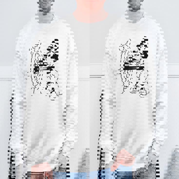 蒸気船ウィリー・ミッキー スウェットシャツ 高齢者への贈り物