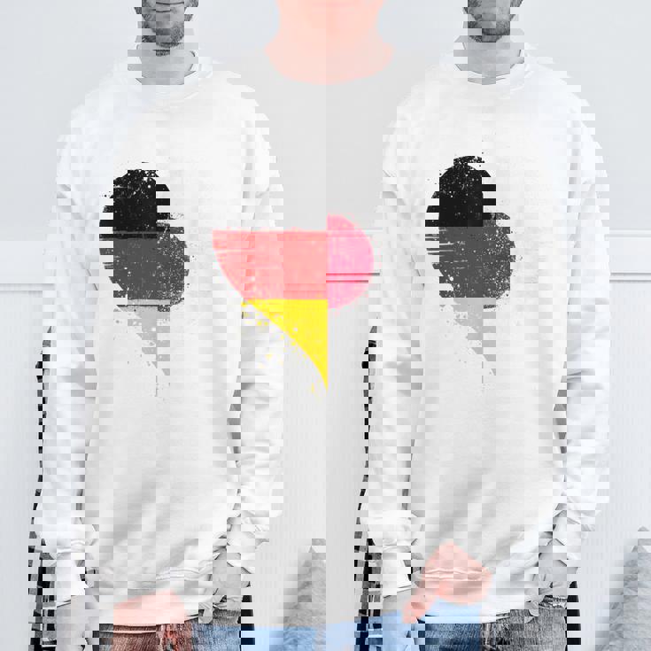 誇り高き日本人ドイツ人のためのヴィンテージの旗 A 日本 ドイツ スウェットシャツ 高齢者への贈り物