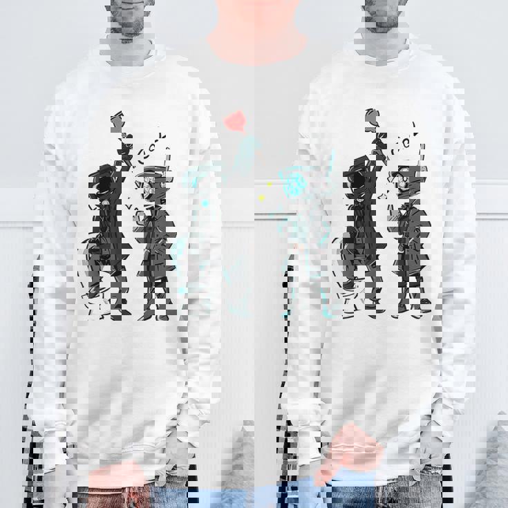 誕生日ボーイ、カメラマン、スピーカーマン、スキビディトイレ スウェットシャツ 高齢者への贈り物