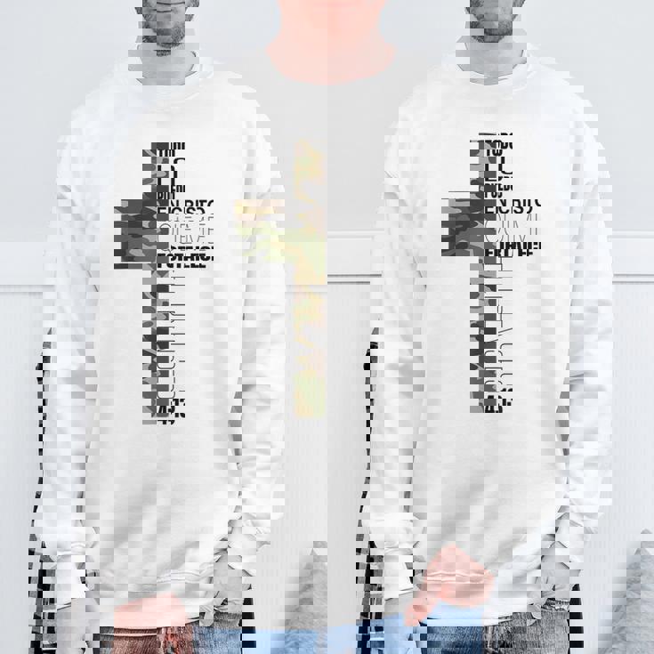 迷彩 スペイン語 聖書 一節 クリスティアーノerso スウェットシャツ 高齢者への贈り物