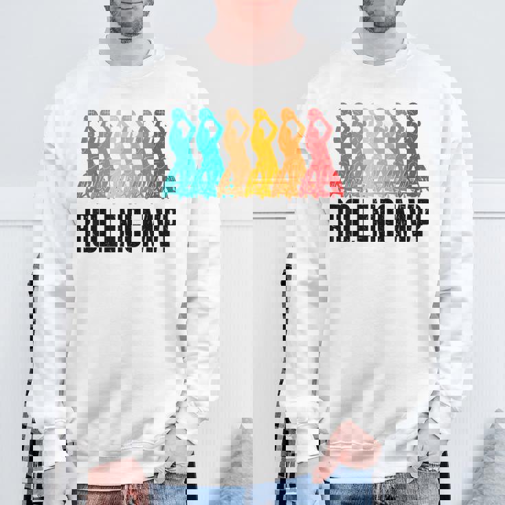 障害者 障害者 車椅子バスケットボール選手 スウェットシャツ 高齢者への贈り物