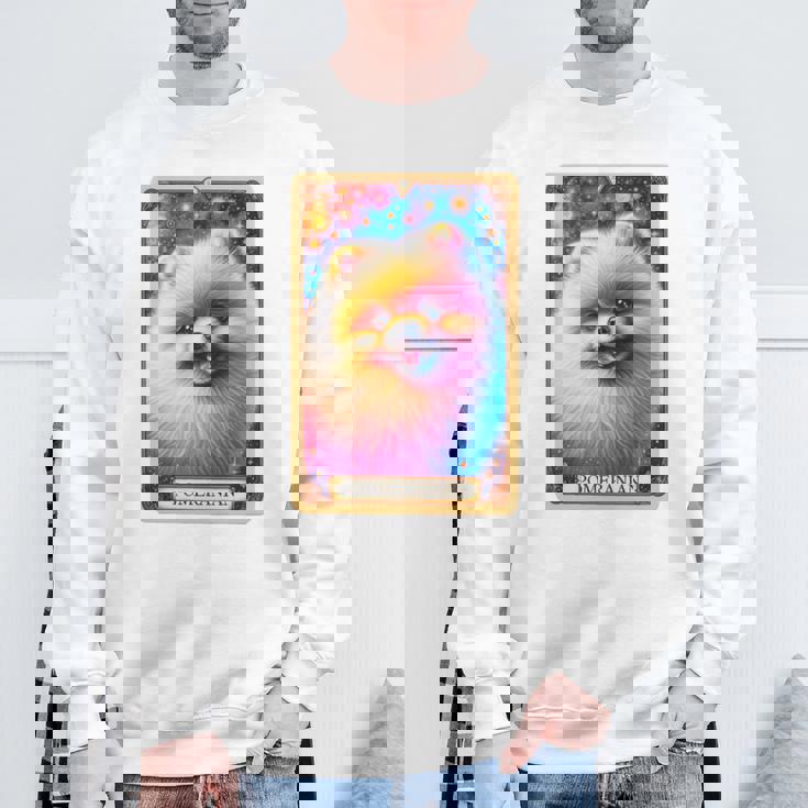 面白いtシャツ ポメラニアン イヌ わんこ メンズ 犬好き グッズ かわいい おもしろ 面白い 服 ネタ 犬 長袖tシャツ スウェットシャツ 高齢者への贈り物