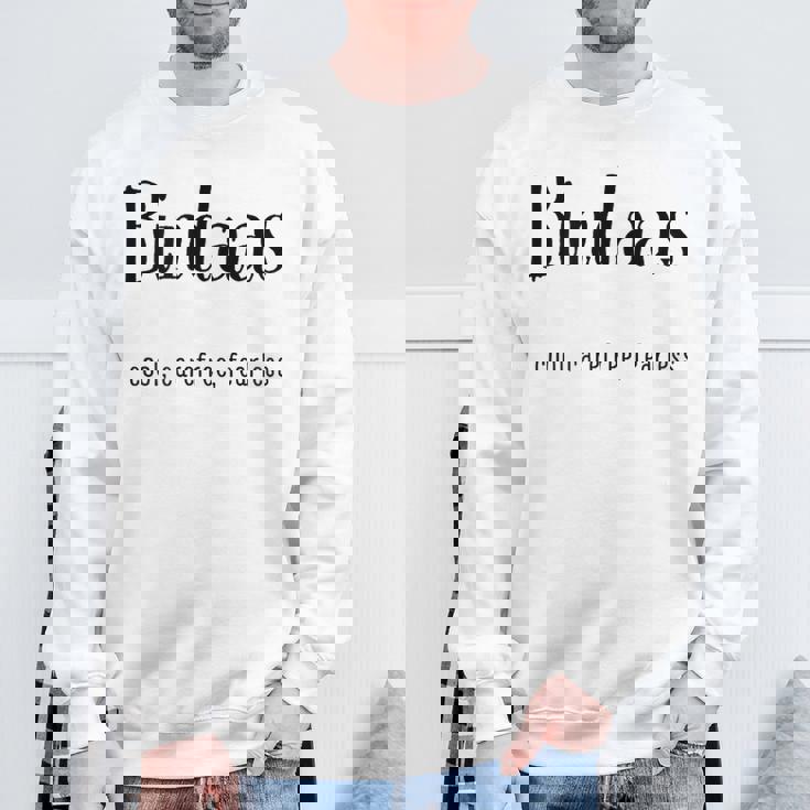 面白いインドの「Bindaas」 スウェットシャツ 高齢者への贈り物