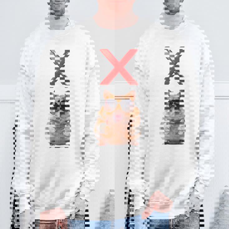 面白くて笑いたい人のためのxハムスター。 長袖tシャツ スウェットシャツ 高齢者への贈り物