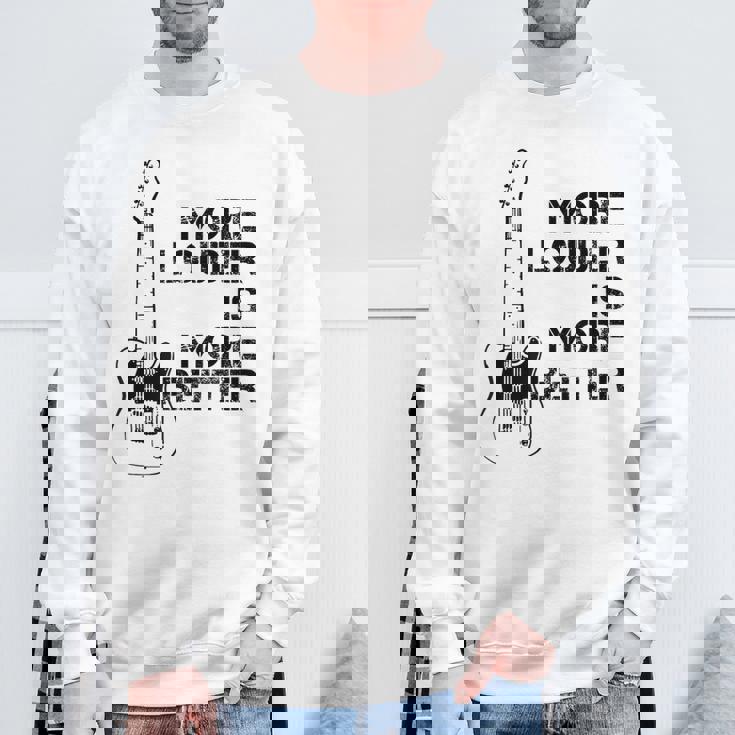 音量が大きいほど良い スウェットシャツ 高齢者への贈り物