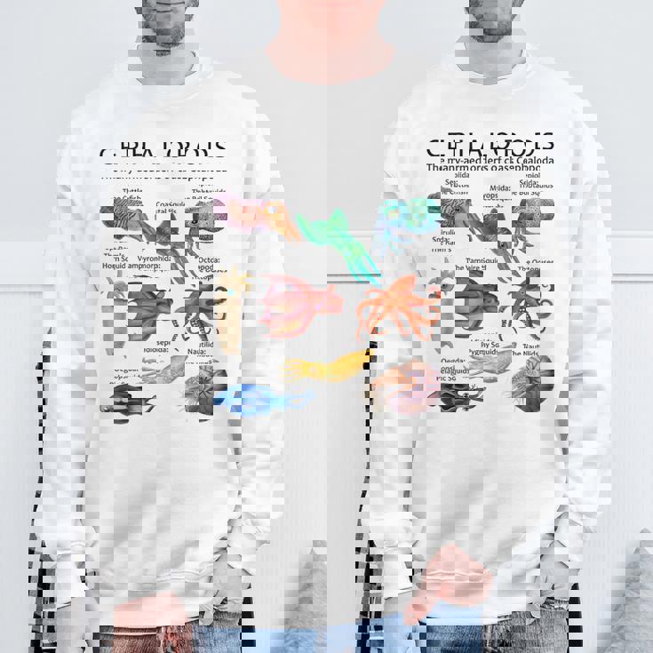 頭足類 スウェットシャツ 高齢者への贈り物