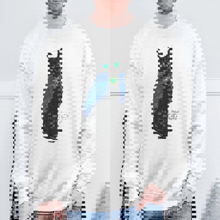 黒猫のウィズ 黒猫 スウェットシャツ 高齢者への贈り物