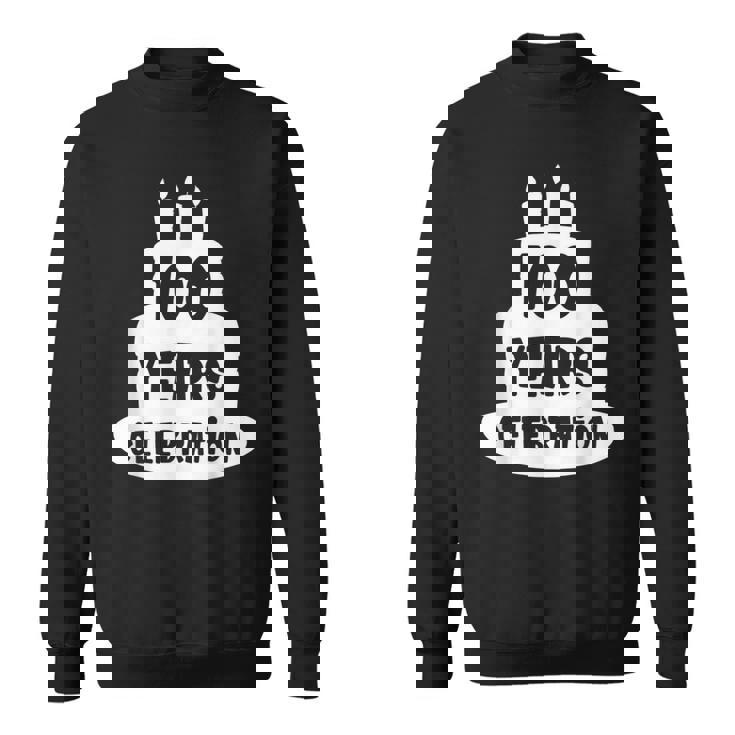 100年のお祝い イベント、記念日、誕生日。 スウェットシャツ